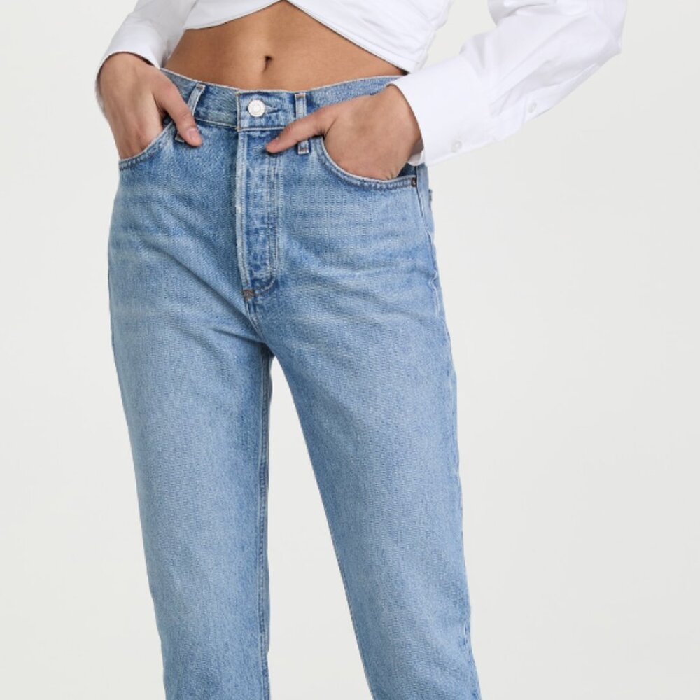 AGOLDE Riley High Rise Straight Jeans - Picture 5 of 7